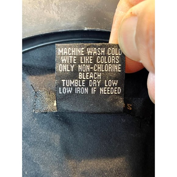 Robert Louis Women's Trench Coat Tie Waist Slim Split Long Sleeves Blue Size M - Picture 3 of 6